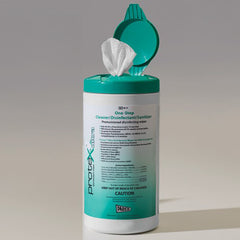 Protex Ultra Disinfectant Wipe 75 ct canister 7 x9.5 Textured - Precision Lab Works
