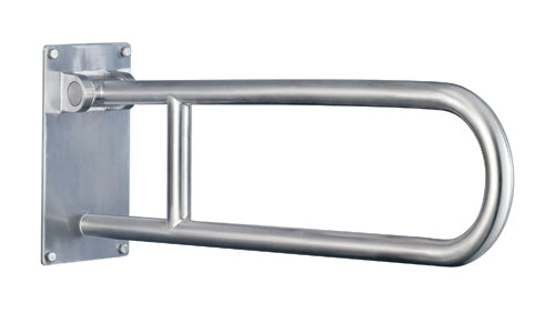 Flip-Up Grab Bar  Peened Stainless Steel  Std - Precision Lab Works