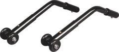 Anti Tippers for Viper  etc Wheelchair Pair  Black - Precision Lab Works