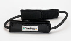 Theraband Prof Resist Tubing Loop w/Padded Cuffs Black - Precision Lab Works