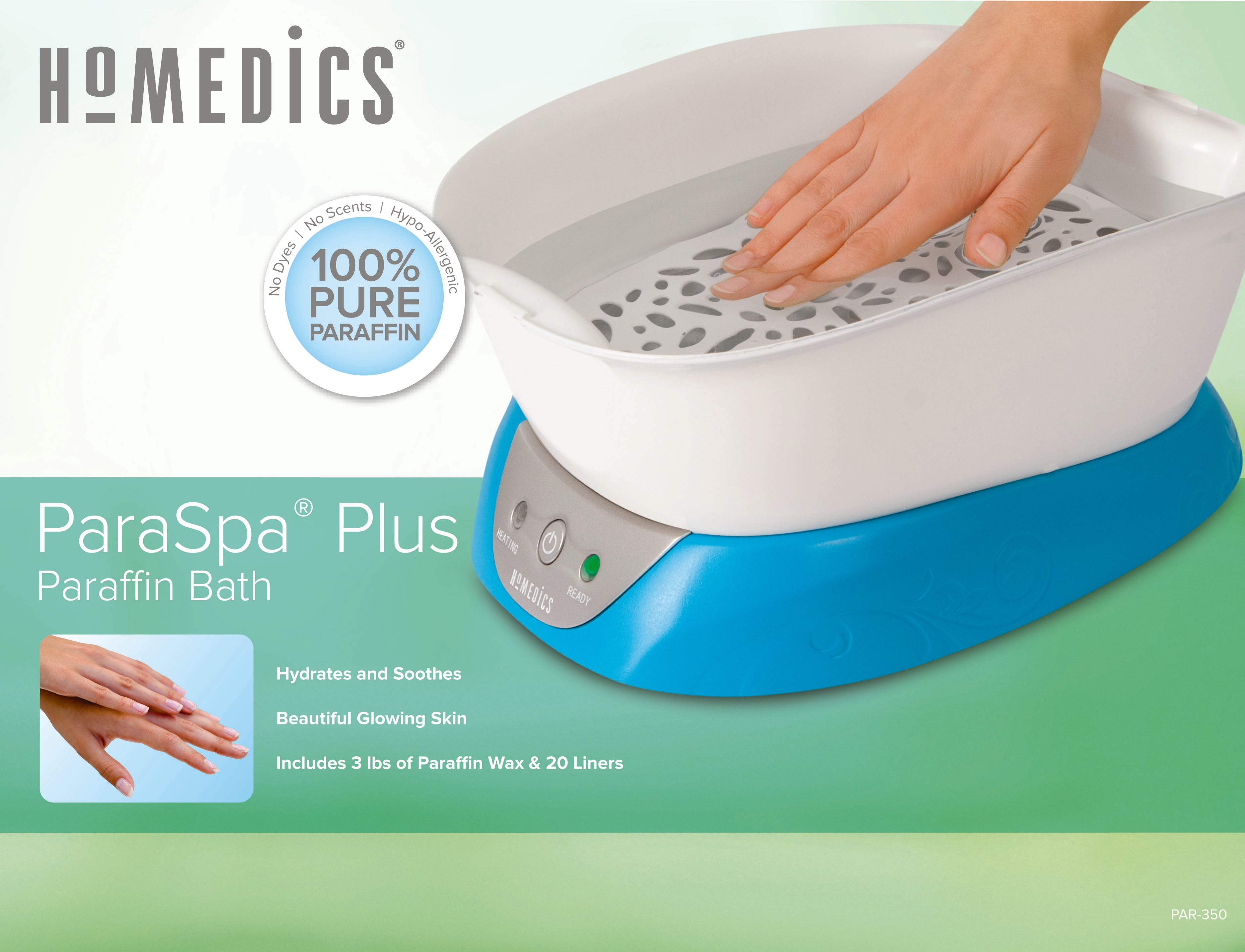 Paraffin Wax Bath Home Model ParaSpa Plus - Precision Lab Works