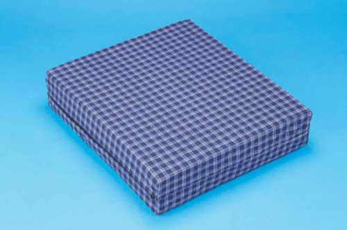 Foam Wheelchair Cushion Plaid 17.5 x19.5 x2-7/8 Comp Foam - Precision Lab Works